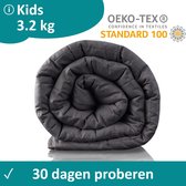Verzwaringsdeken kind 3.2 KG - Verzwaarde deken voor kinderen - 120 x 150 cm - Veilura