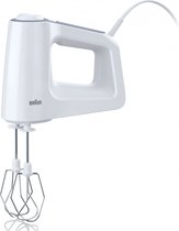Bol.com Braun MultiMix 3 - HM 3100 WH - Handmixer - Wit aanbieding