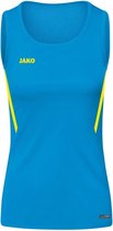 Jako Challenge Tanktop Dames - Jako Blauw / Fluogeel