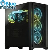 Blue-Monkey Game PC - i5 11400 - AMD RX 6600 XT - 16GB RGB DDR4 - 1 TB M2.0 SSD - WiFi - Bluetooth