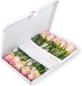 Bloomgift | Roze Rozen | Brievenbus rozen | Origineel brievenbus cadeau