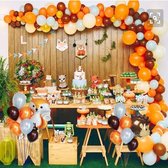 MagieQ  Woodland Herfst Decoratie Ballonnenboog – Halloween Ballonnen verjaardag - Helium, Latex, Folie – Versiering- Babyshower – Verjaardag –  Feest Decoratie