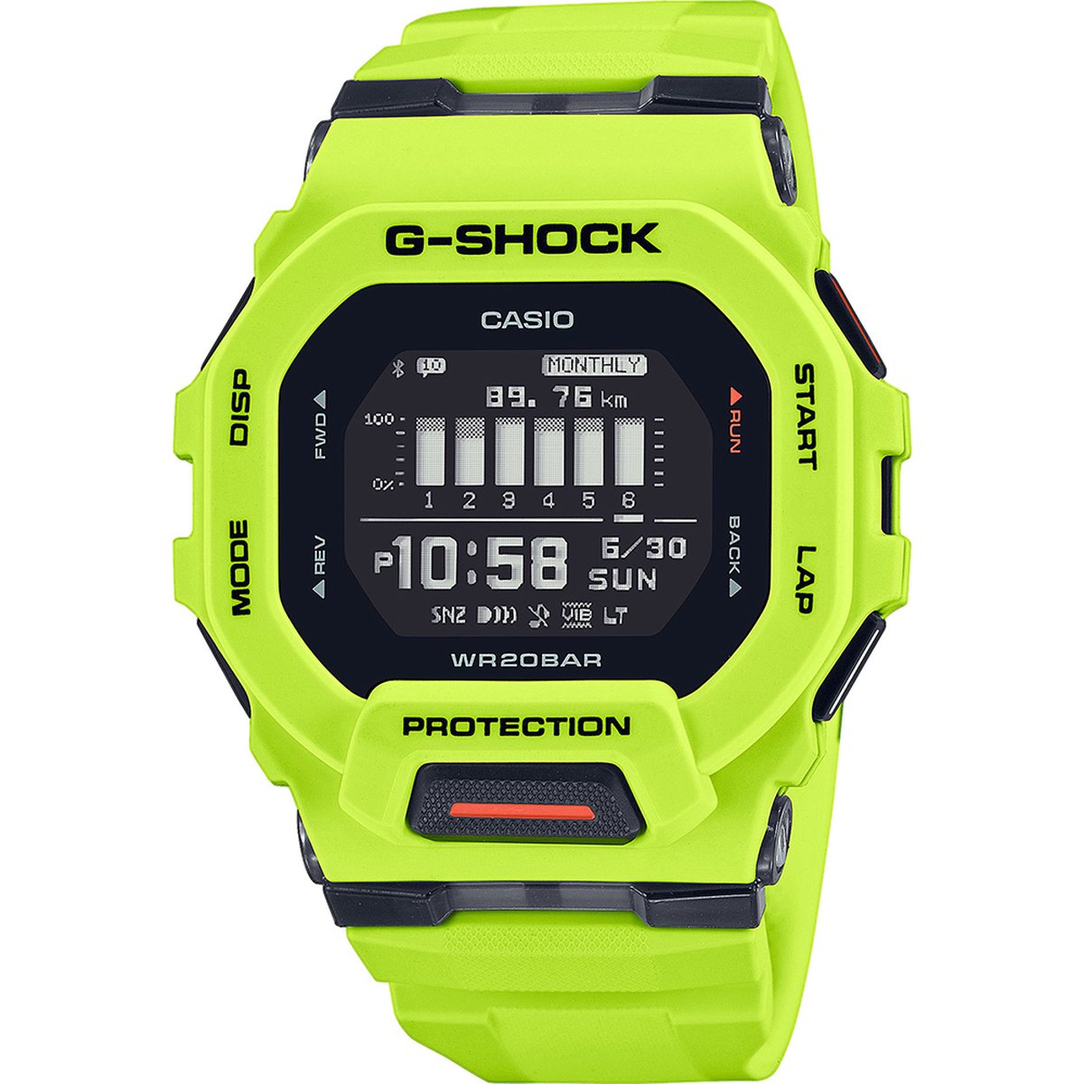 Ik wil niet gebonden Stoutmoedig Casio G-Shock GBD-200-9ER Herenhorloge 41 mm - Zwart | bol.com