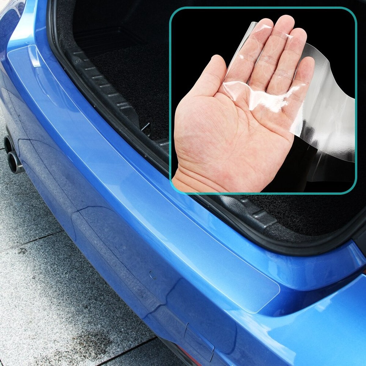 Transparant Kofferbak Bescherming Beschermlijst Lijst Achterbumper Auto  Strip Bescherm... | bol.com