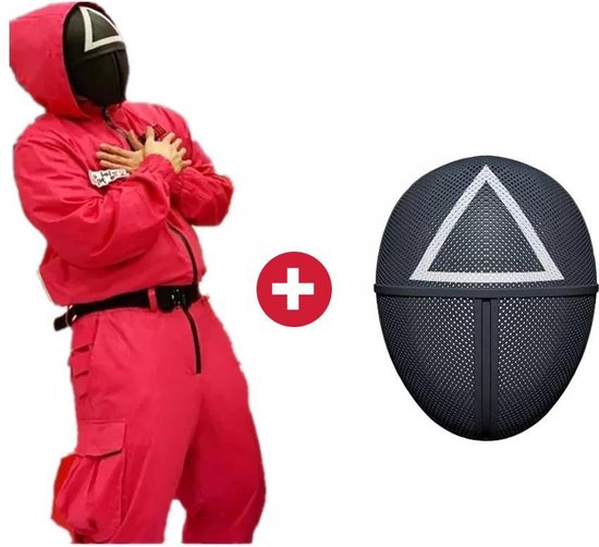 BrightWise® Squid Game Kostuum (Maat L) Squid Game Costuum Squid