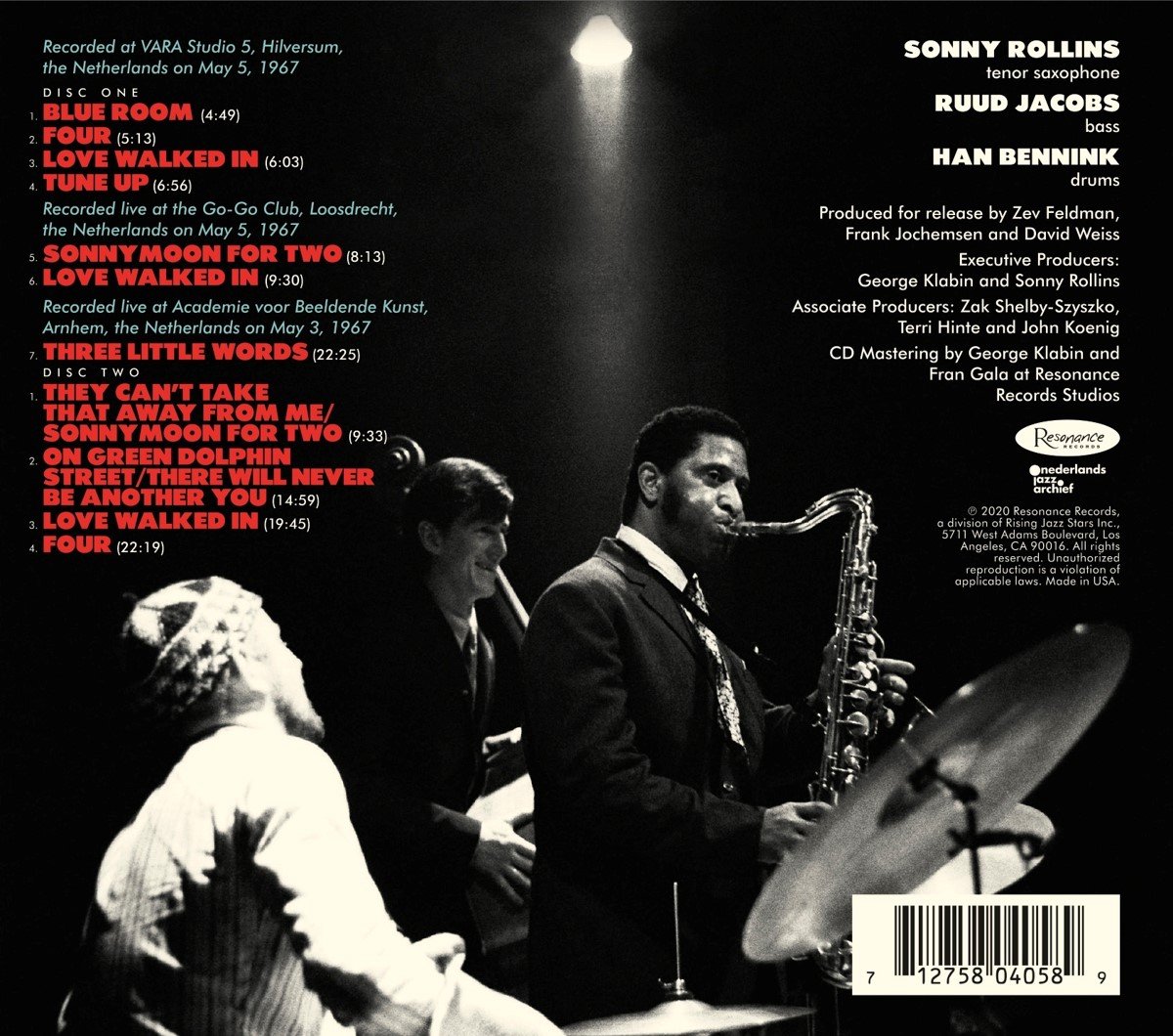 Sonny Rollins - Rollins In Holland (2 CD) (Deluxe Edition
