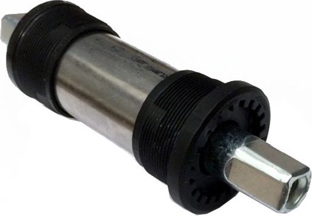 Tecora Trapas 123mm BSA - Kunststof Cup - Zwart - Lichtgewicht en Duurzaam