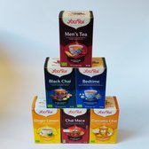 Yogi Tea - 6 saveurs préférées de l'homme - 6 paquets de 17 sachets de thé