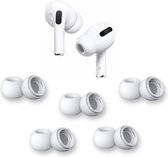Oordopjes geschikt voor Apple Airpods Pro - Airpods Pro tips - Airpods Pro vervanging tips - 5 paar oordopjes geschikt voor Airpods Pro - Small / Wit