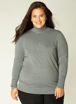 YESTA Yuena Essential Trui - Dark Grey/Melange - maat 4(54/56)