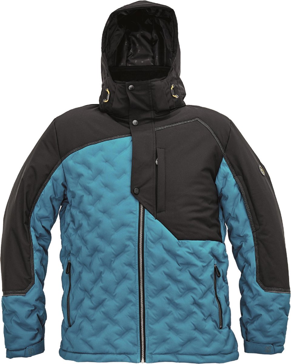 Cerva Neurum winterparka petrol blauw maat M