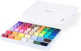 MIYA HIMI - Gouache - set van 50 kleuren (36 x 30ml + 14 x 60ml) - in kunststof opbergbox
