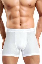 NDere- Heren Boxer Short- Lycra - XL Wit/2Pack