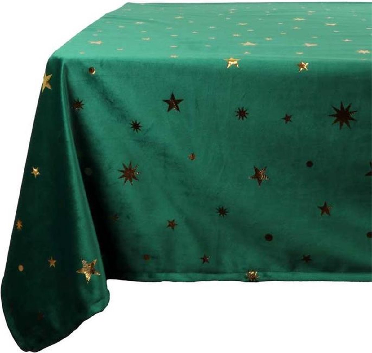 Unique Living | Tafelkleed Xmas night 160 Ø dark green