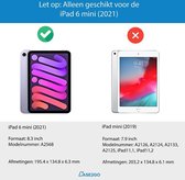 Tablet hoes geschikt voor iPad Mini 2021 - Tri-Fold Book Case - Rosé-Goud