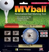 MYBall Marking Tool - Versie Gambler - Golfbal marker