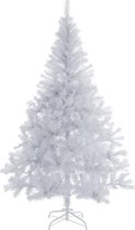 Kunstkerstboom, wit, 180 cm, kerstboom, met standaard
