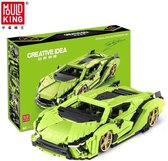 Mould King 10011 - Lamborghini Sian by Firas Abu-Jaber - 1168 onderdelen - Compatibel met grote merken - Bouwdoos