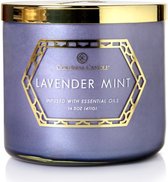 Colonial Candle - Geo Luxe Geurkaars - Lavendel Munt