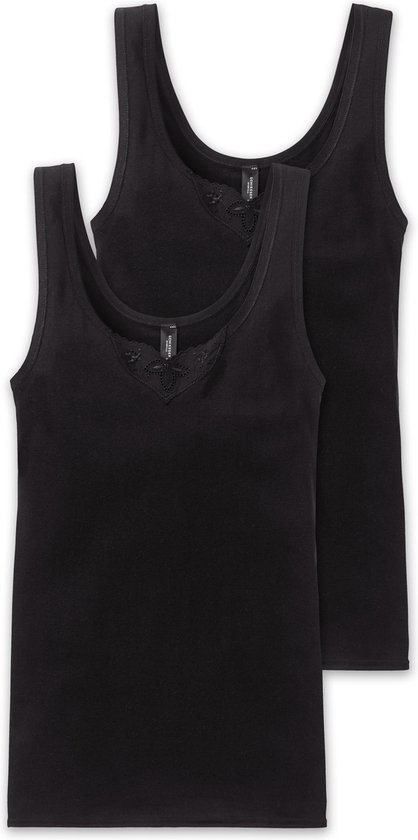 Schiesser Cotton Essentials 2PACK Tanktop Dames Onderhemd - Maat 36