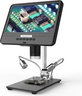 Lithod® Digitale Microscoop - Verstelbaar Display - LCD Scherm 8,5 Inch - 1080P - 1200x Zoom - Computer Reparatie Set - Microscoop Voor Kinderen