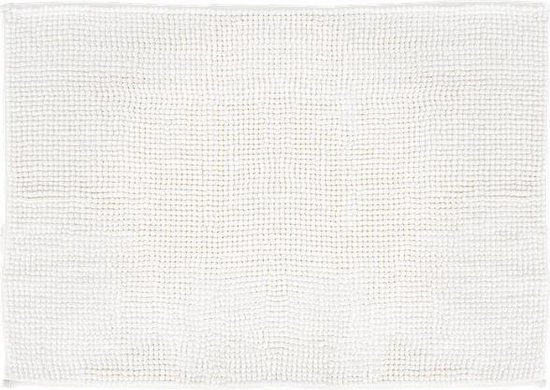 Lucy's Living Luxe badmat POL White – 60 x 90 cm - zwart - badkamer mat - badmatten - badtextiel - wonen – accessoires