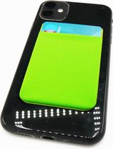 Zelfklevende Pasjeshouder - Groen - Mobiele Telefoon - RFID protectie - Kaarthouder