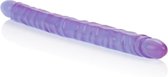 CalExotics - Veined SuperSlim Dong 17.5 in. - Dongs Double Paars