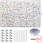 Fako Bijoux® - Letterkralen Set - Letter Beads Box - Alfabet Kralen - Sieraden Maken - Regenboog