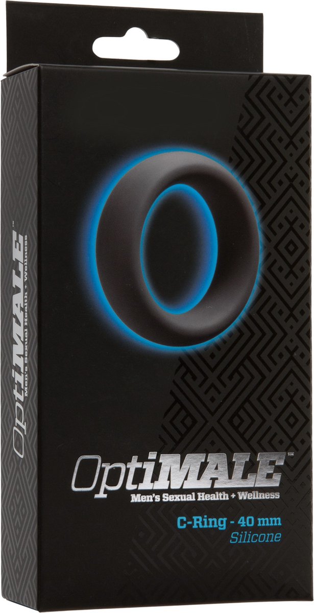 OptiMALE Cockring grijs siliconen - 40mm
