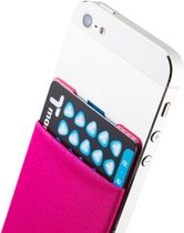 Zelfklevende Pasjeshouder - Roze - Mobiele Telefoon - RFID protectie - Kaarthouder