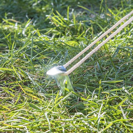 ProPlus Geribbelde stalen tentharing - 30 cm - ideaal voor zachte bodems van ProPlus — afbeelding 4