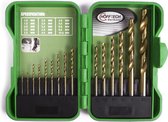 Hofftech Boorset HSS Metaal Cassette 1.5 - 10 mm - 15 delig