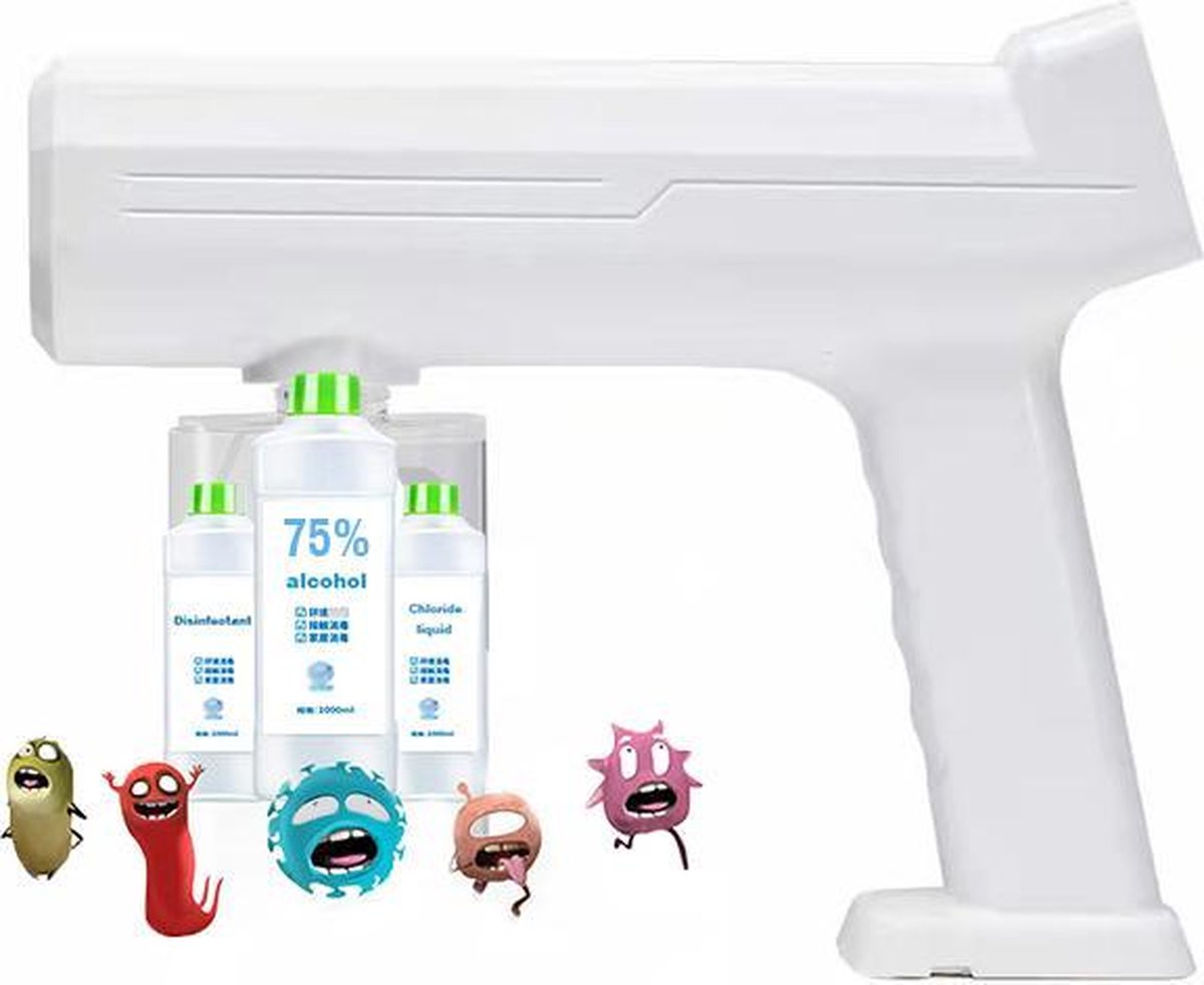 UVC Virus parts Killer/Desinfectie reiniger/buster/spuit/spuitpistool/desinfectie spray/desinfectie gun/verstuiver/sprayflacon/plantenspuit/spraybottle/sterillium/elektronische desinfectie reiniger/multifunctioneel en herbruikbaar/ 400 Advanced