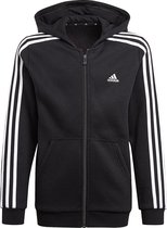 Adidas Essentials 3-Stripes Vest Zwart Kinderen - Back To School - Maat 152