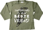 Sinterklaas Sweater voor baby's en kids-Sinterklaas is mijn beste vriend-Maat 56