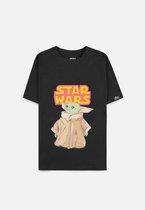Star Wars - The Mandalorian Dames T-shirt - XL - Zwart