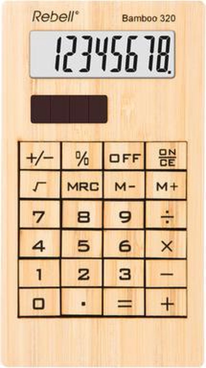 Calculator Rebell BAMBOO 320WB