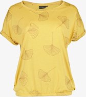 TwoDay dames T-shirt met print - Geel - Maat L