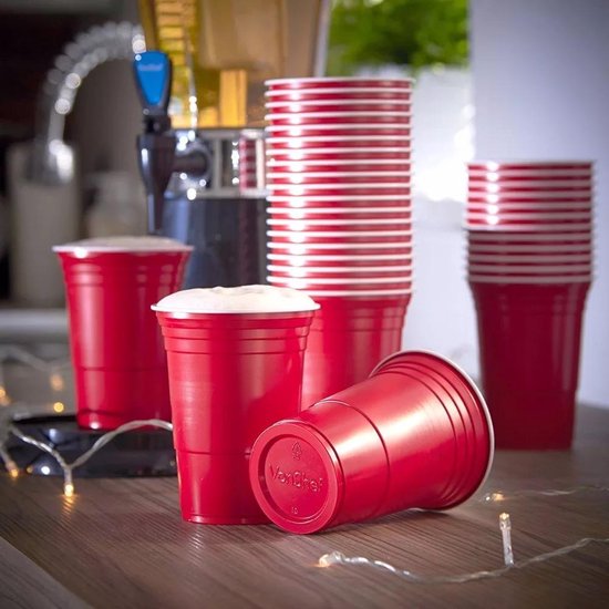Red Cups - 25 stuks - 473 ml | bol.com