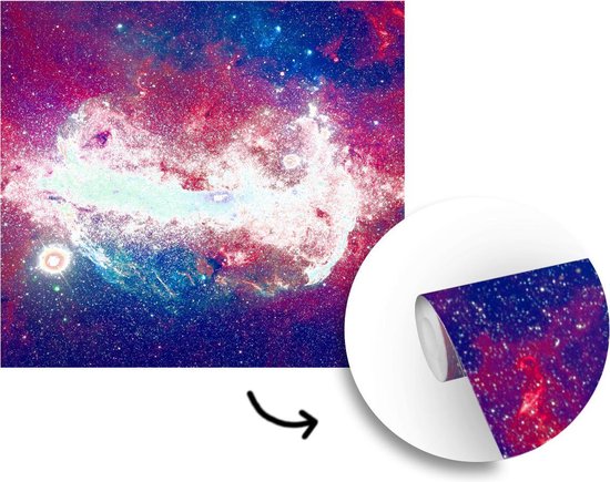 Papier Peint - Papier peint photo Etoiles - Oranje - Univers - Largeur 240 cm x Hauteur 240 cm