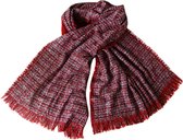 Jessidress® Luxe Sjaals Elegante Dames Wintersjaal Omslagdoek 200 x 64 cm - Rood