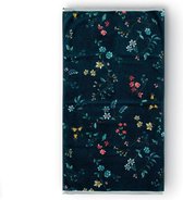 PIP Studio badgoed Les Fleurs dark blue - handdoek 55x100 cm