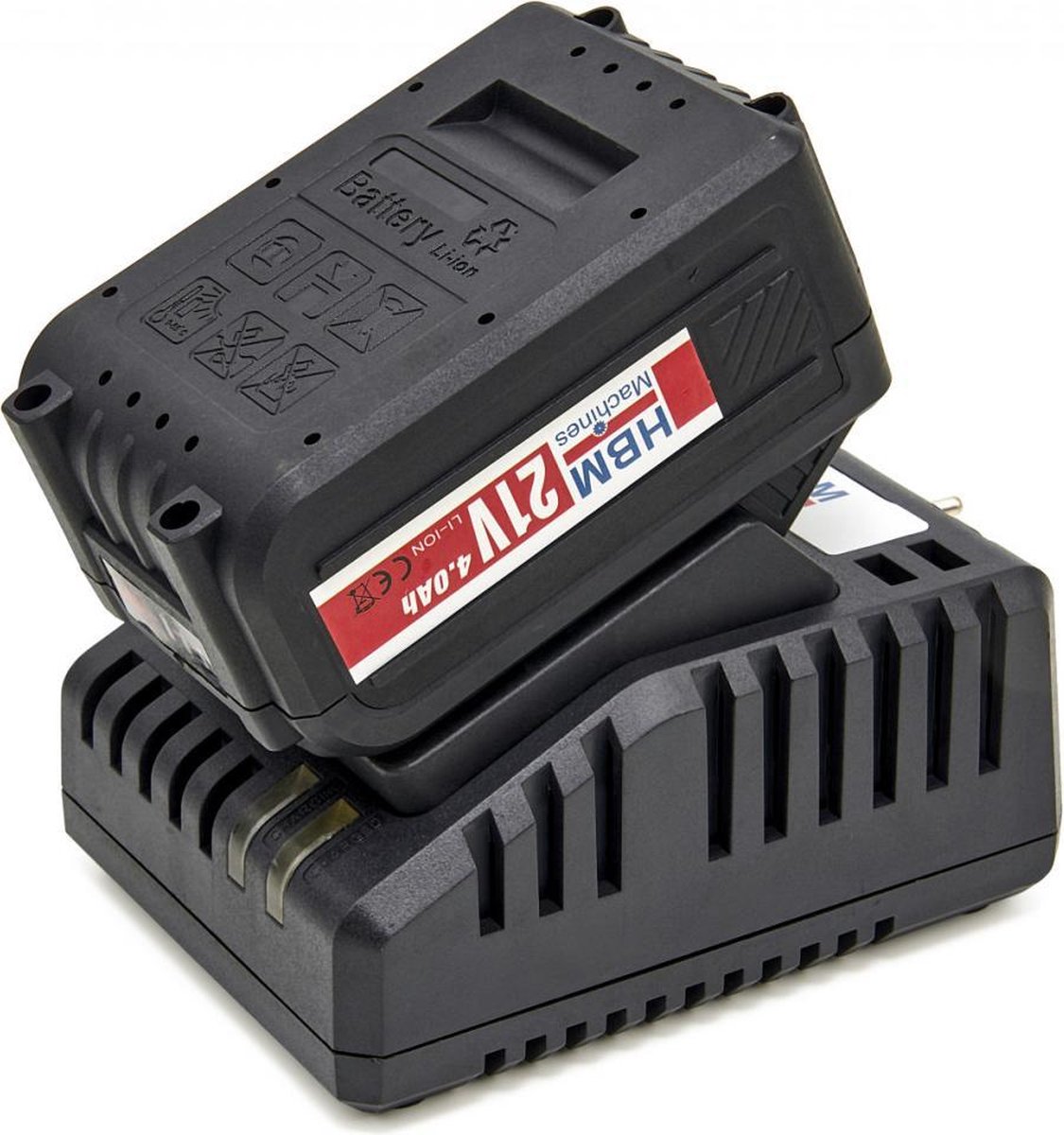 ADWOLT 1000 N.M Accu-slagschroevendraaier, 21 V, 2 x 4,0 Ah batterijen, borstelloze slagschroevendraaier, 6 versnellingen, 2600 tpm, draaislagschroevendraaier, elektrische slagschroevendraaier voor