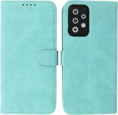 Samsung Galaxy A52 - A52 5G Hoesje - Portemonnee Book Case - Kaarthouder & Magneetlipje - Kunstleer - Turquoise