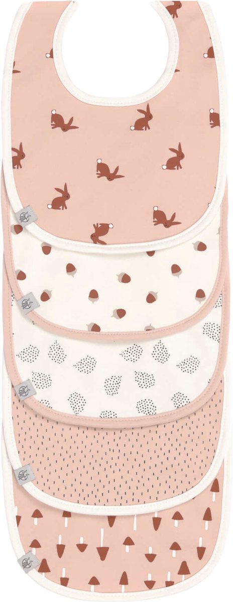 Goedkoopste Lässig slabbetje 5 stuks Little Forest Rabbit 3 tot 18 maanden