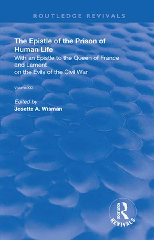 Routledge Revivals - The Epistle of the Prison of Human Life - cover