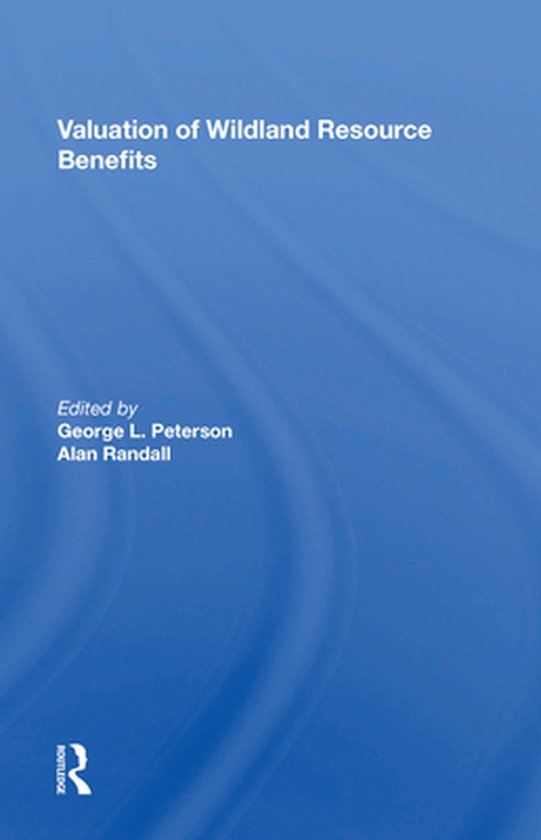 Valuation Of Wildland Resource Benefits - cover