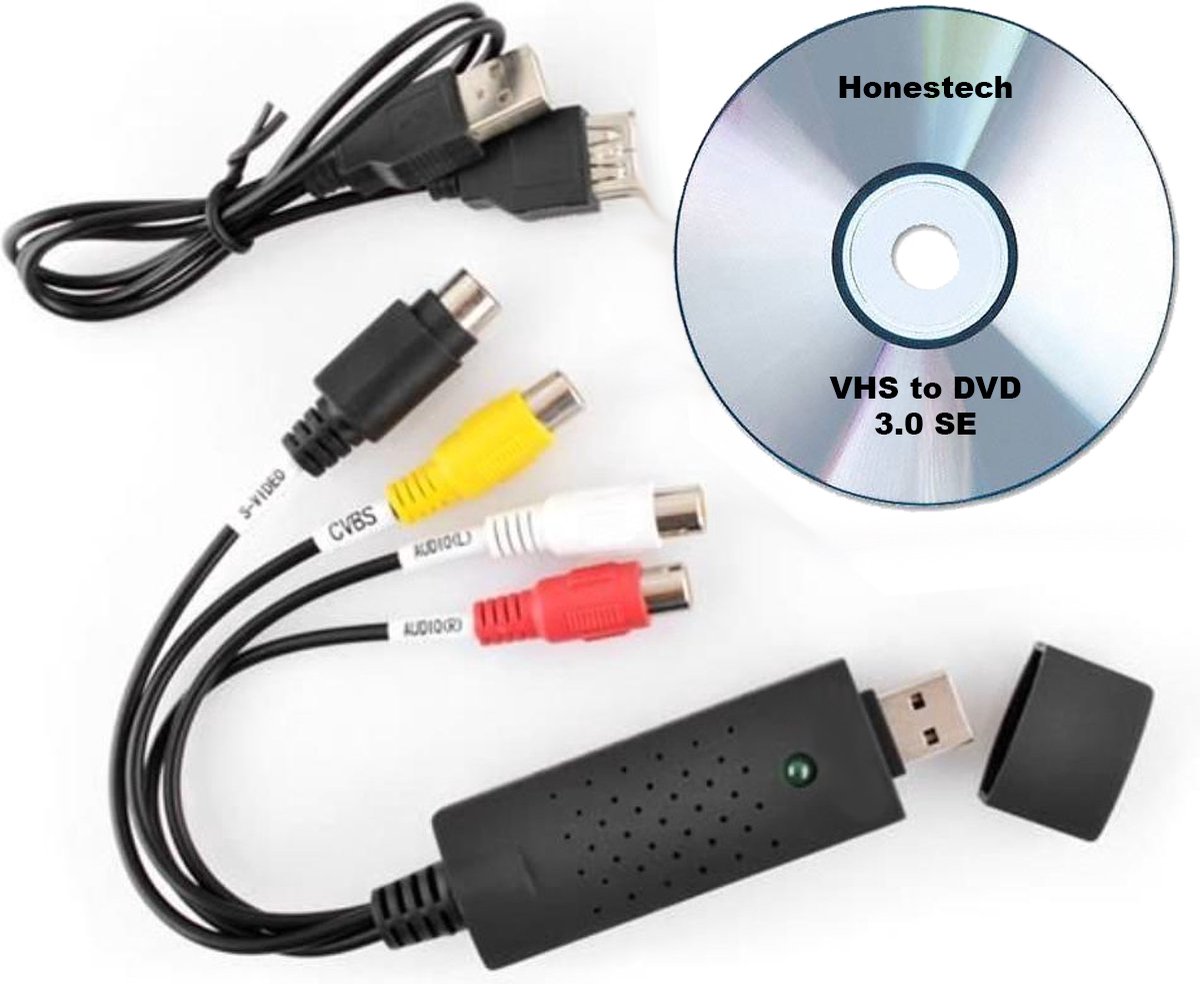 how to use honestech vhs to dvd 2.0 se