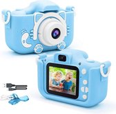 Kiddowz Digitale Kindercamera – Speelgoed camera – kinderfototoestel inclusief 8Gb Micro SD kaart - Blauw